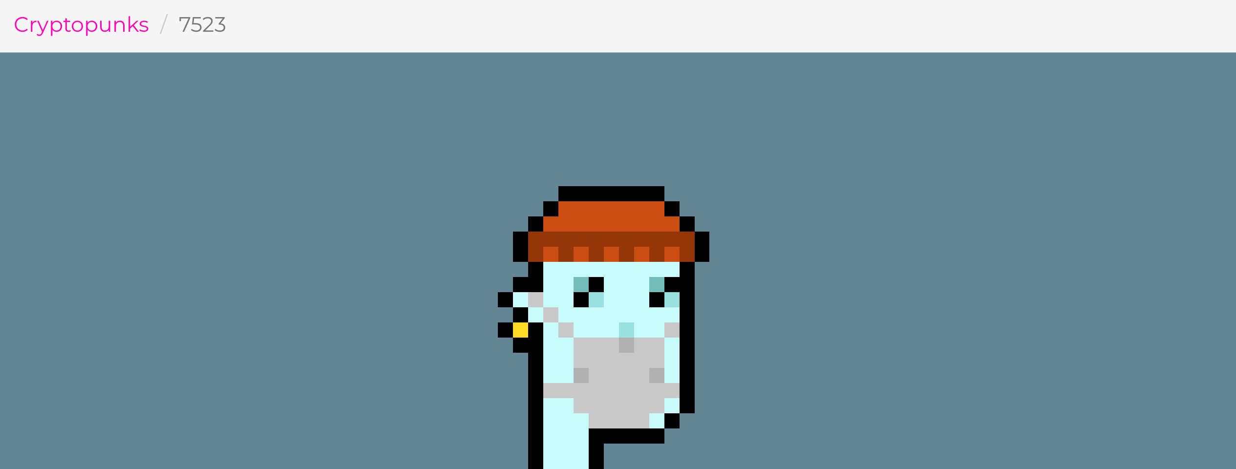 CryptoPunk #7523 nft