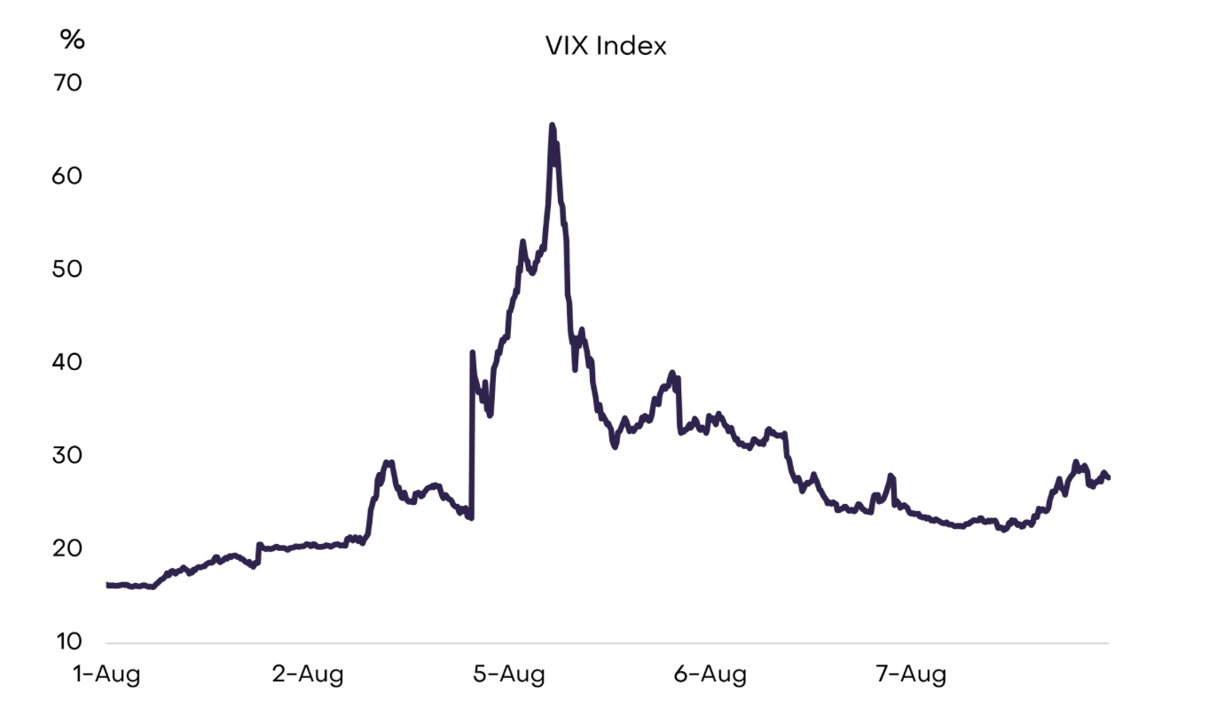 Когда криптовалюты начнут расти. Изменения индекса VIX. Фото.