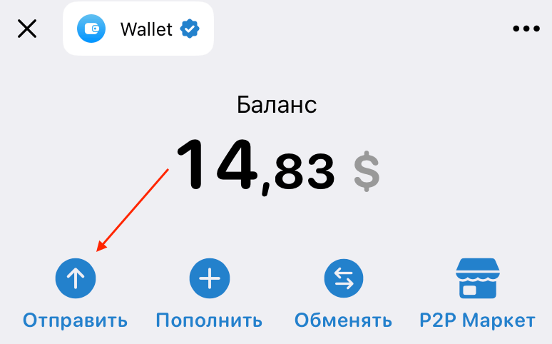 Как отправить монеты Хамстер HMSTR и TON на биржу. Отправка криптовалют с кошелька в Телеграме. Фото.