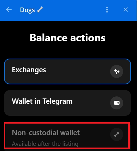 dogs coin как вывести