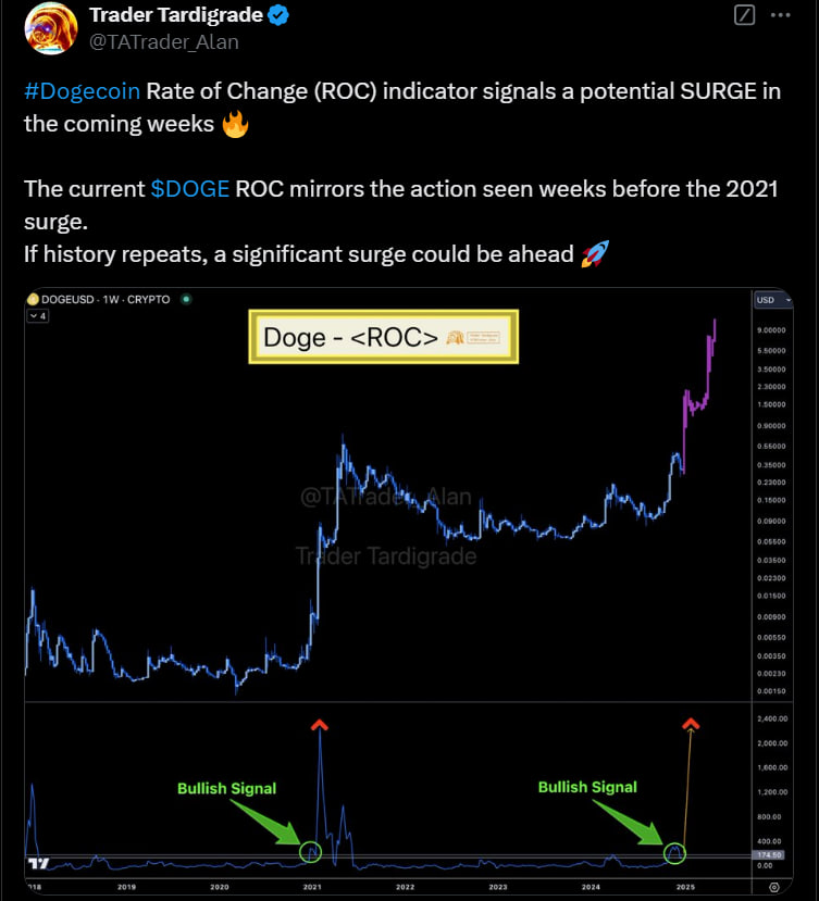 Маск поддерживает Dogecoin: готов ли DOGE взлететь до $1?
