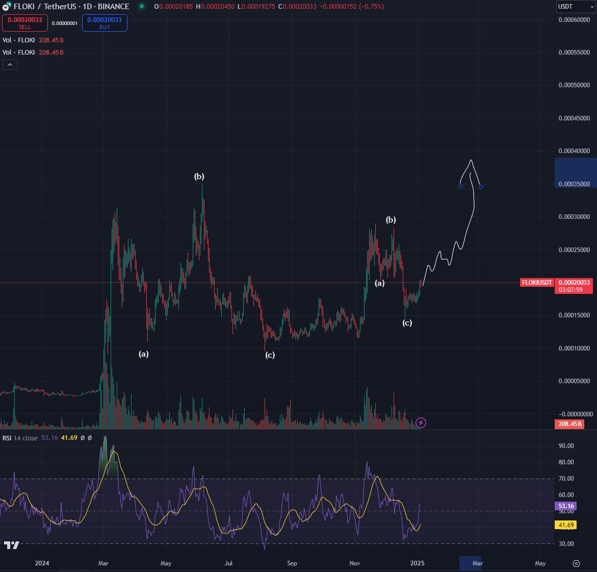 FLOKI готовится к росту: аналитики прогнозируют новые ATH