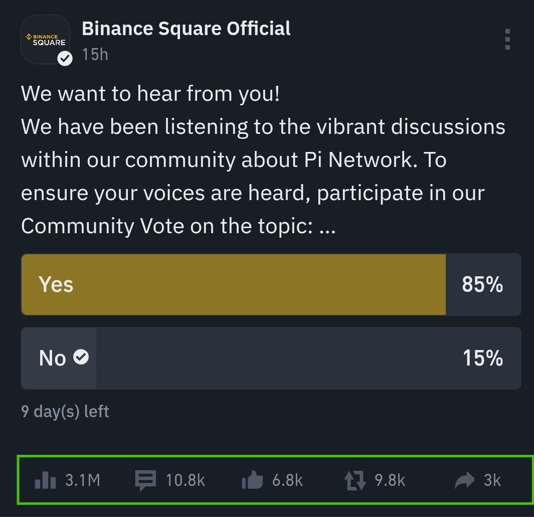 binance-pi-network Binance Community Vote to List Pi Network.