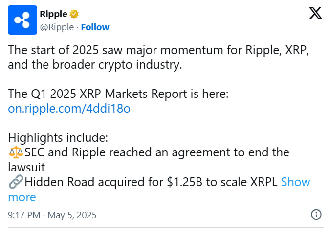 photo_2025-05-07_13-24-14 Ripple укрепляет позиции: рост XRP и новые приобретения