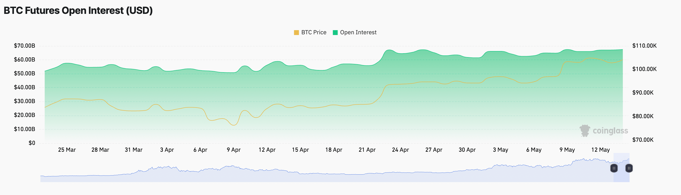 Coinglass BTC Futures Open Interest.