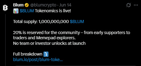 blum tokenomic blum-tokenomic