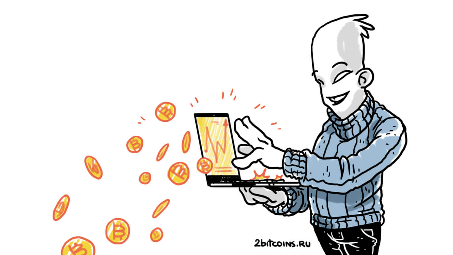 Кто провёл перевод десятков тысяч биткоинов? Криптовалютные инвесторы во время буллрана. Фото.