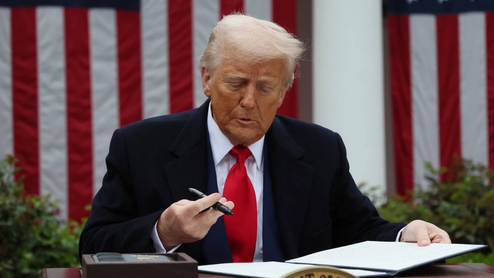 Подробности криптонедели в США. Президент США Дональд Трамп. Фото.