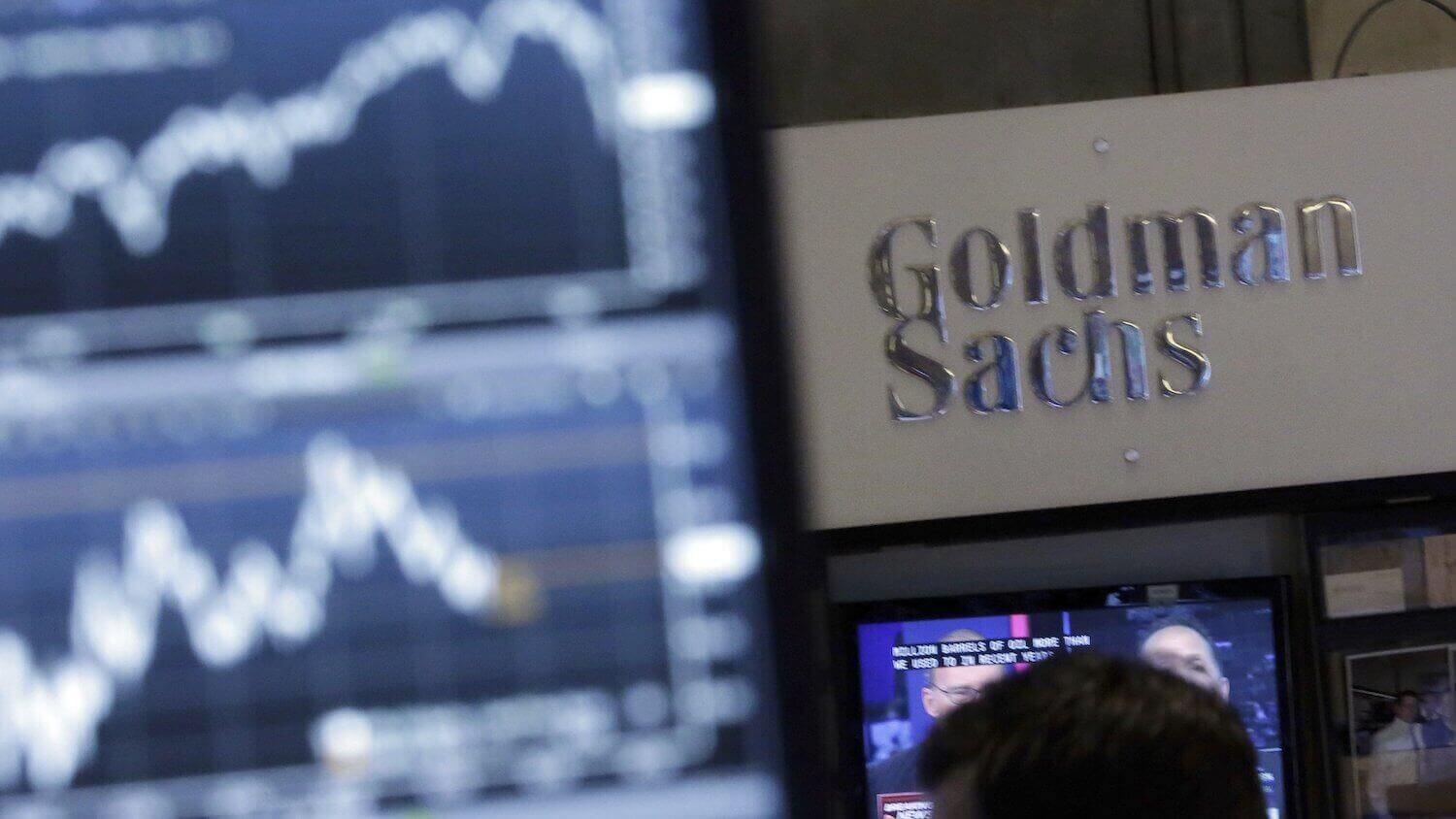 Какая ситуация в экономике США. Логотип банка Goldman Sachs. Фото.