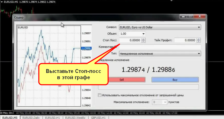 image1 Выставление значения «Стоп лосс»