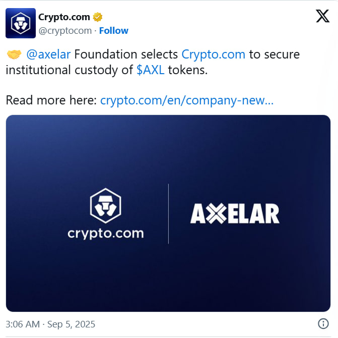 photo_2025-09-09_20-50-48 Crypto.com расширяет институциональные услуги через партнерство с Axelar и Frax