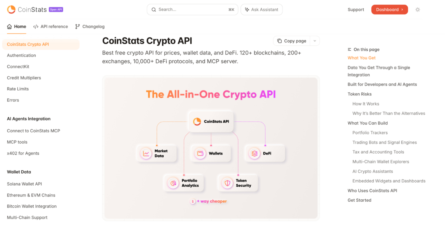CoinStats Solana API 